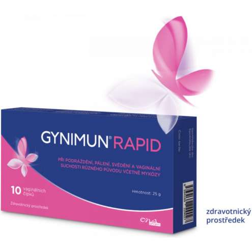 Gynimun Rapid 10 vaginálních čípků